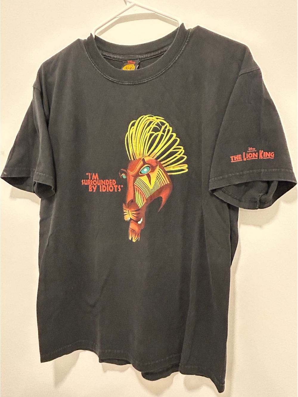 Vintage Disney The Lion King Broadway Musical T-Shirt Medium